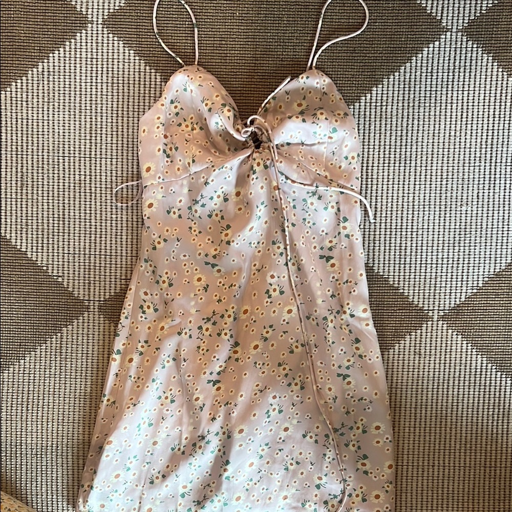 Floral Spaghetti Strap Dress